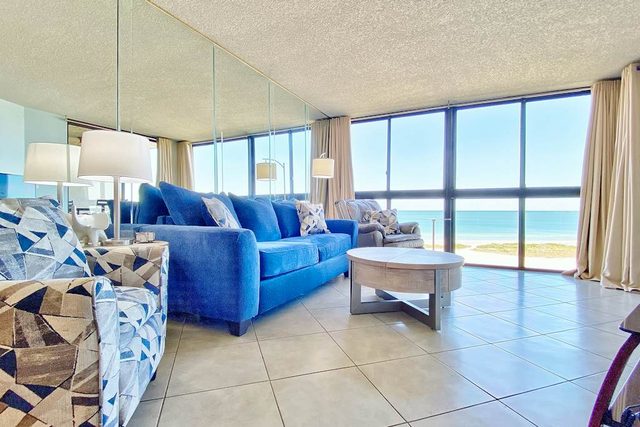 Stunning beachfront escape with heated pool hot tub and Gulf view balcony