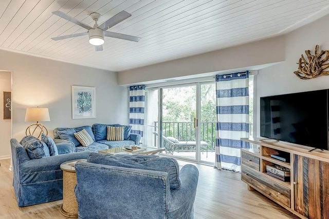 Villa with pool, tennis courts, & private patio - walk to the beach