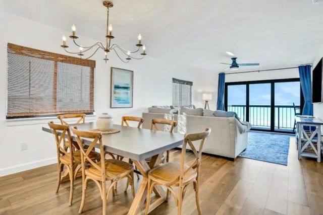 Newly renovated top floor corner condo with Gulf front views pool and hot tub