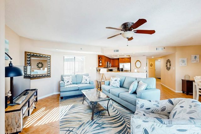 4th floor beachfront beauty with pool and peekaboo Gulf Views walk to waves